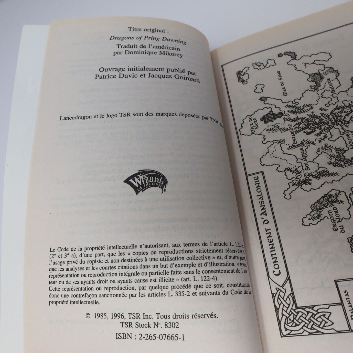 2003 LanceDragon #3 Dragons d'une Aube de Printemps La Trilogie des Chroniques