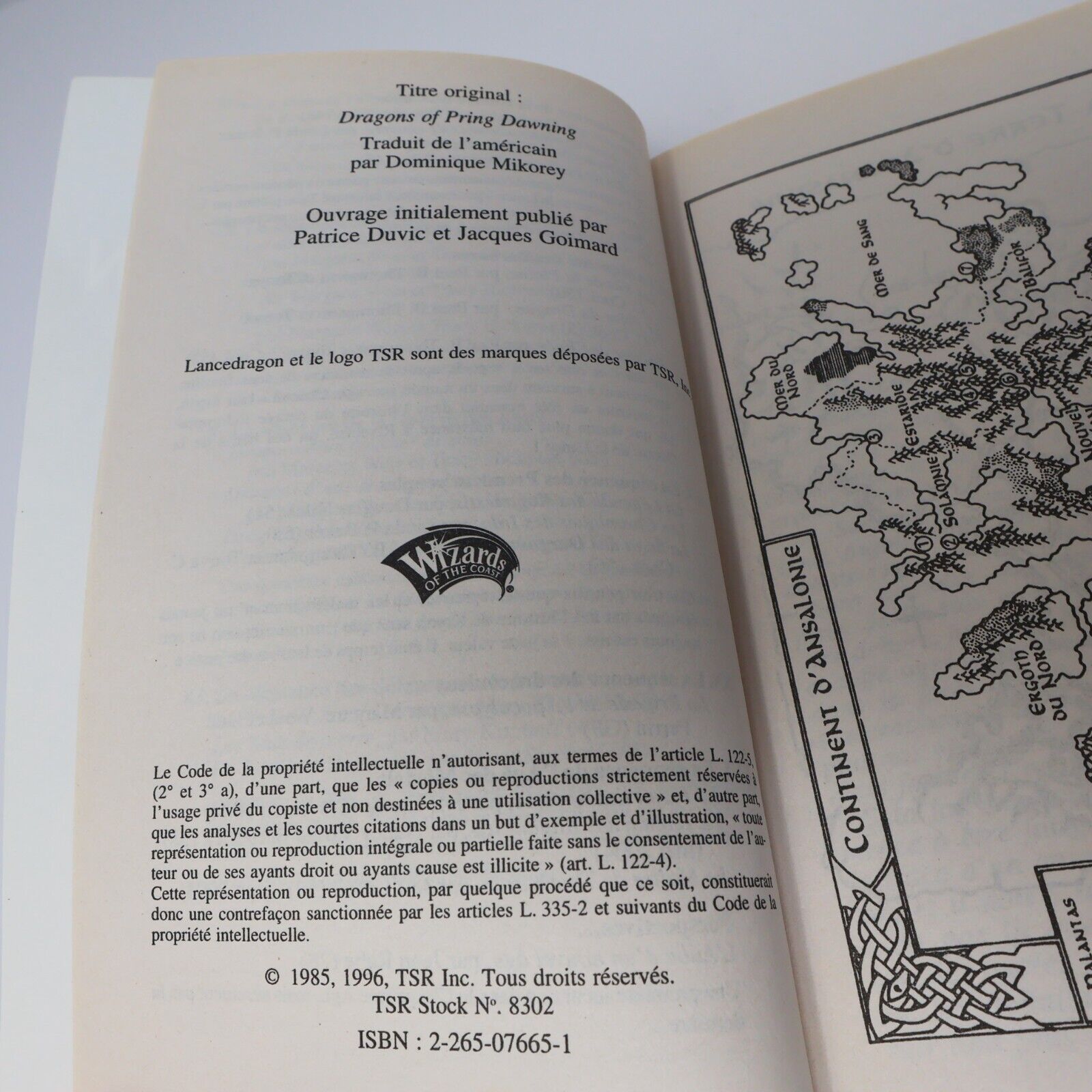 2003 LanceDragon #3 Dragons d'une Aube de Printemps La Trilogie des Chroniques
