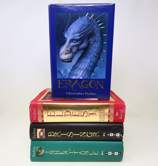 Eragon Inheritance #1-4 Lot 4 Books Christopher Paolini Knopf Hardcover 2000s HC