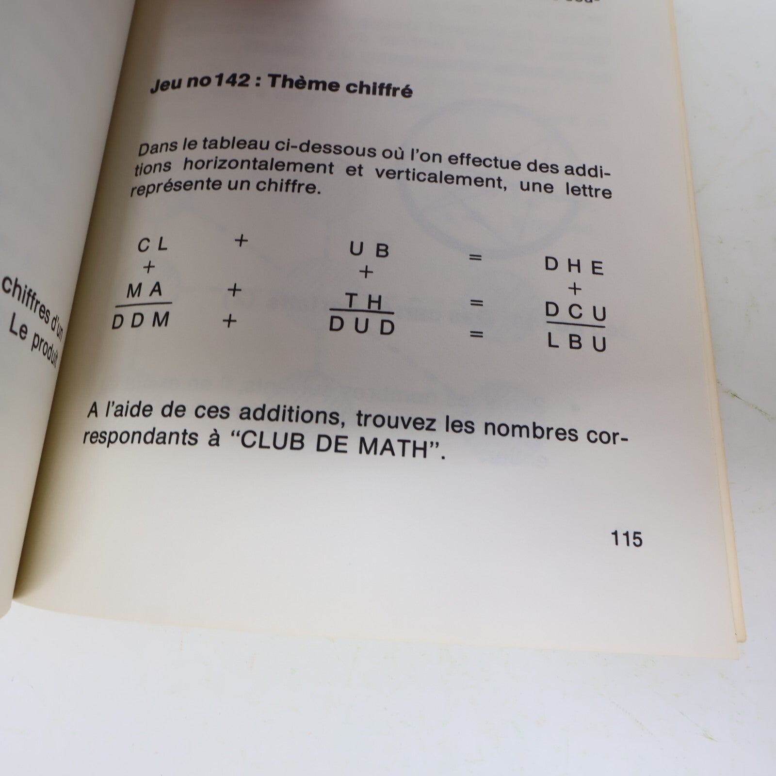 1977 Distractions Mathématiques Charles-E. Jean De L'homme Jeux Loisirs Français