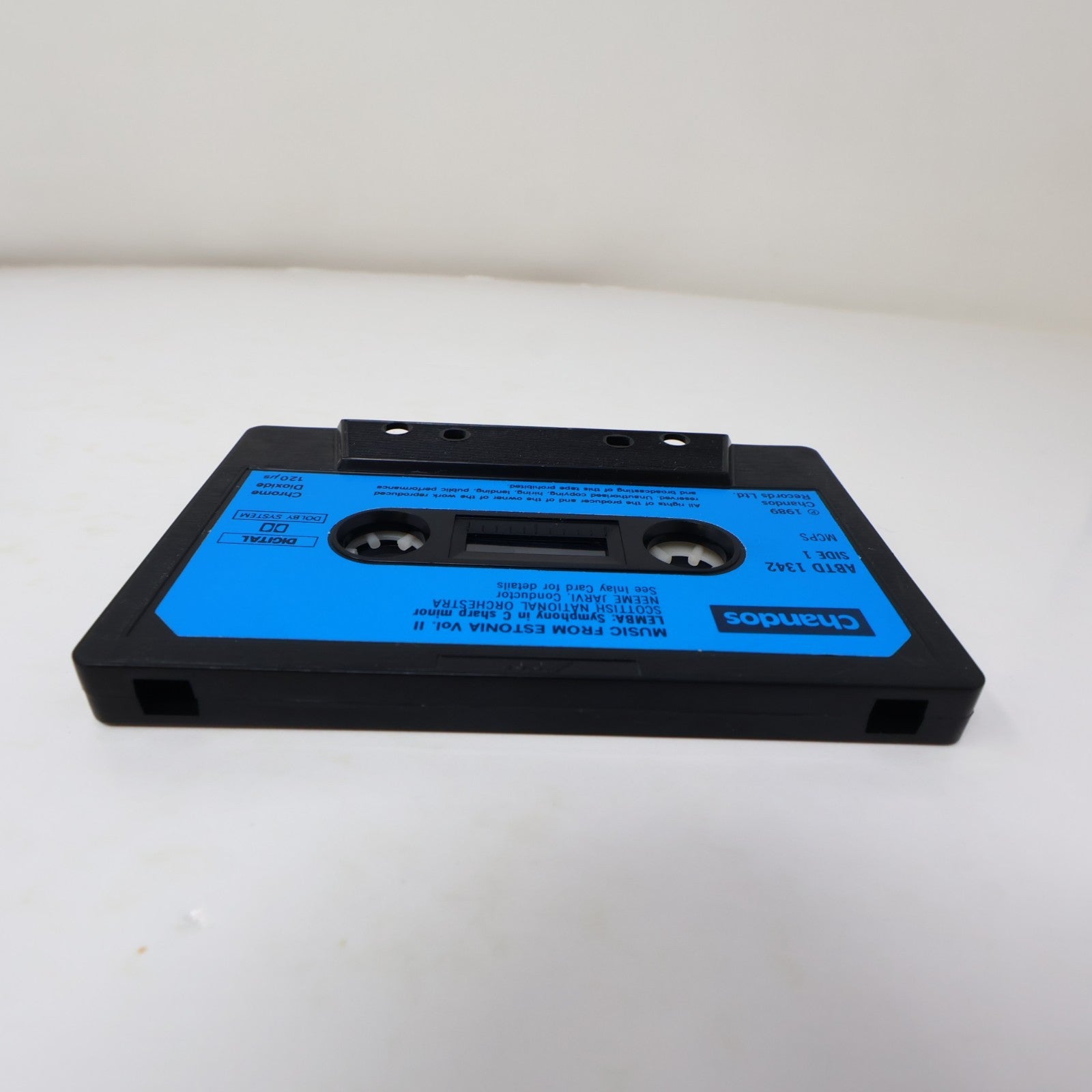 Music From Estonia Volume 2 Cassette Neeme Järvi Lemba/Tobias/Eller/Veljo Tormis