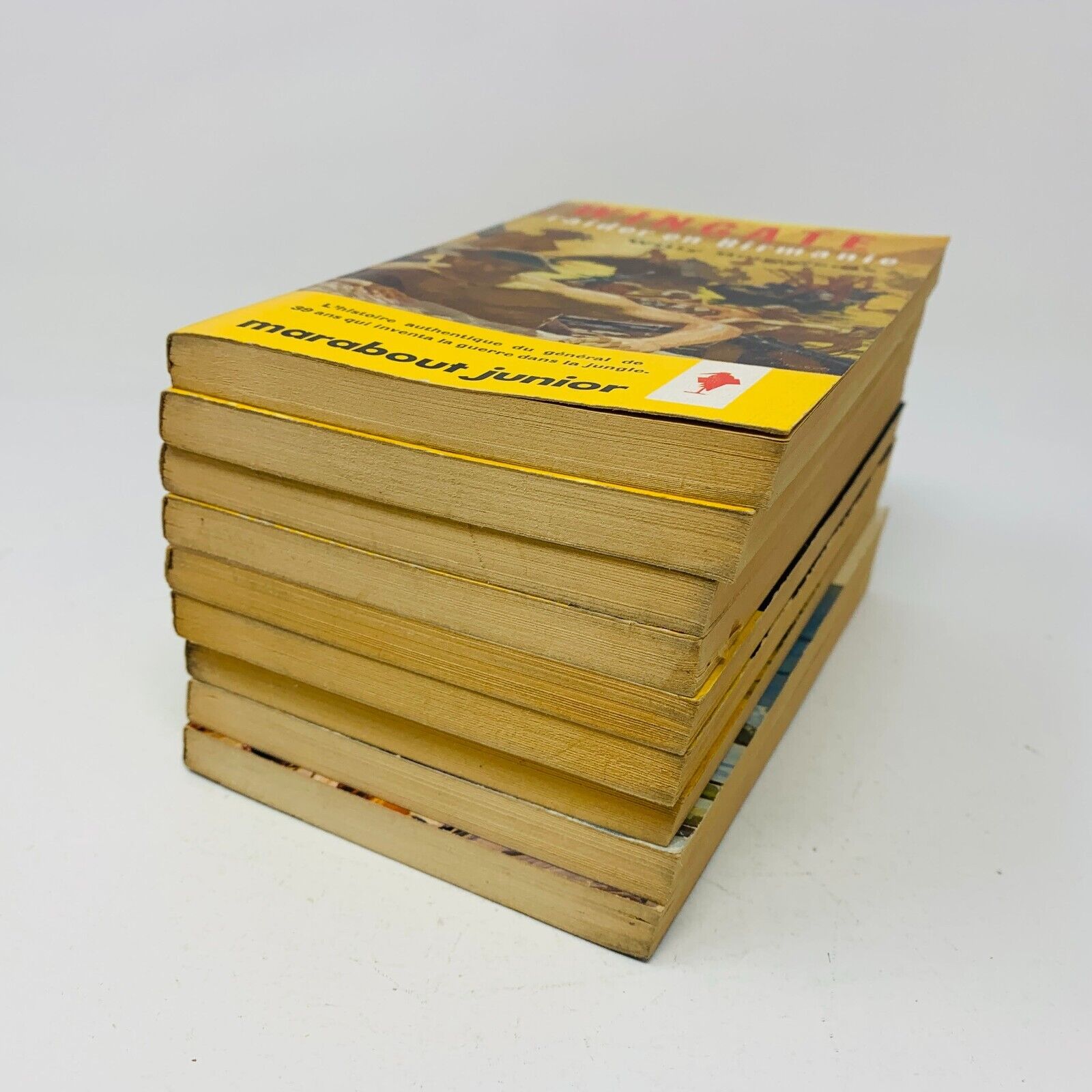9x Marabout Junior Pulp Fiction Espion Guerre Crime Lot French Français 1958-64