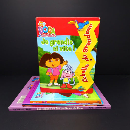 Lot 6 Livres Dora l'Exploratrice Français French Enfants Le Pique-Nique de Dora