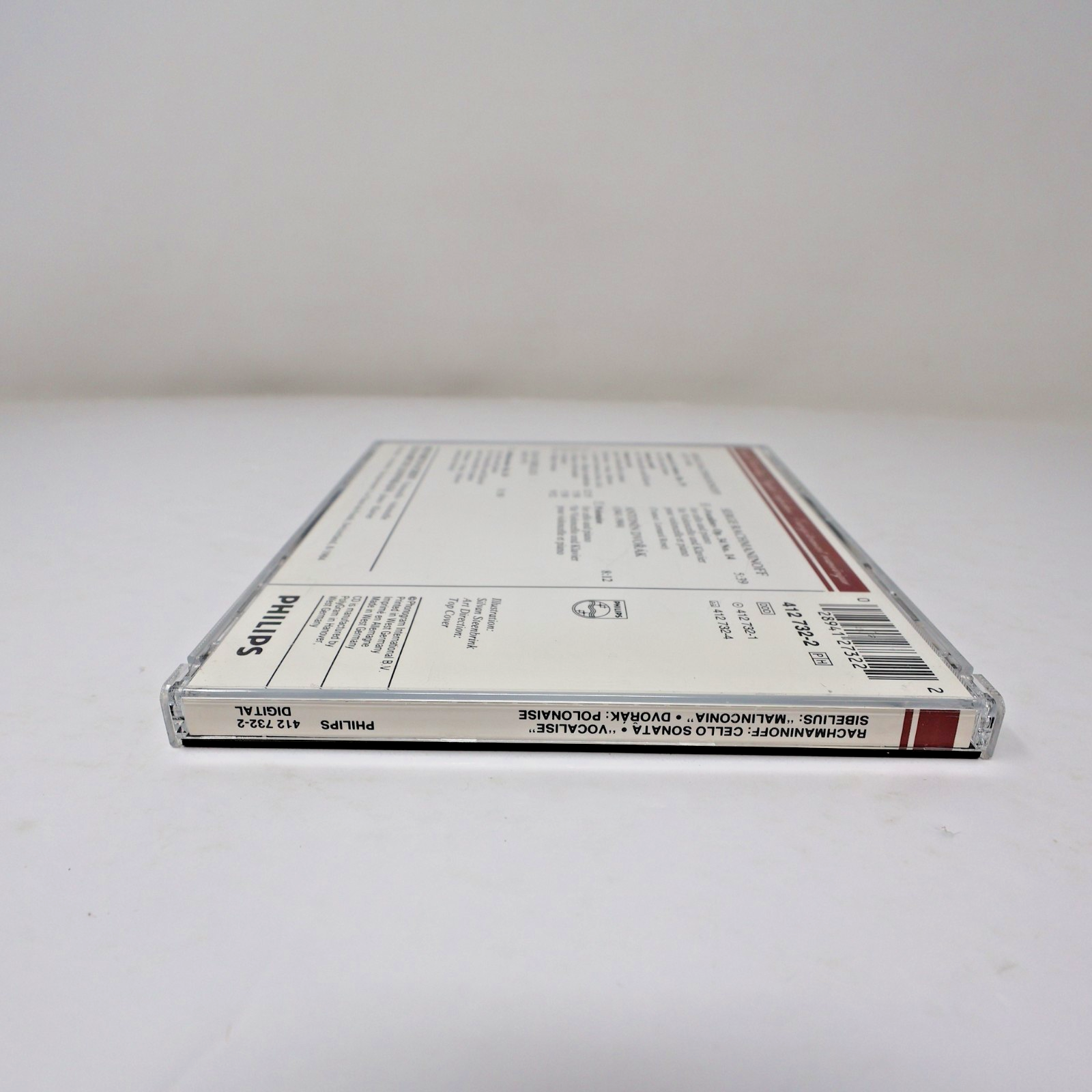 Rachmaninoff/Dvořák/Sibelius Cello Sonata/Vocalise CD Heinrich Schiff/Leonskaja