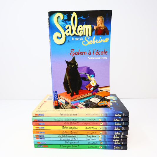 10x Salem le Chat de Sabrina #2 4-10 12 14 Fantasy Pocket Lot Livres Français PB