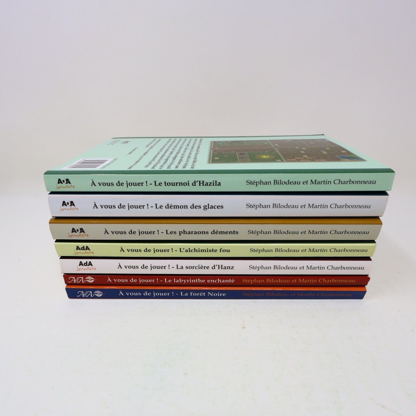 Lot 7 Livres À Vous de Jouer! #1-2 4-8 Ada La Forêt Noire Jeu de Rôle Français