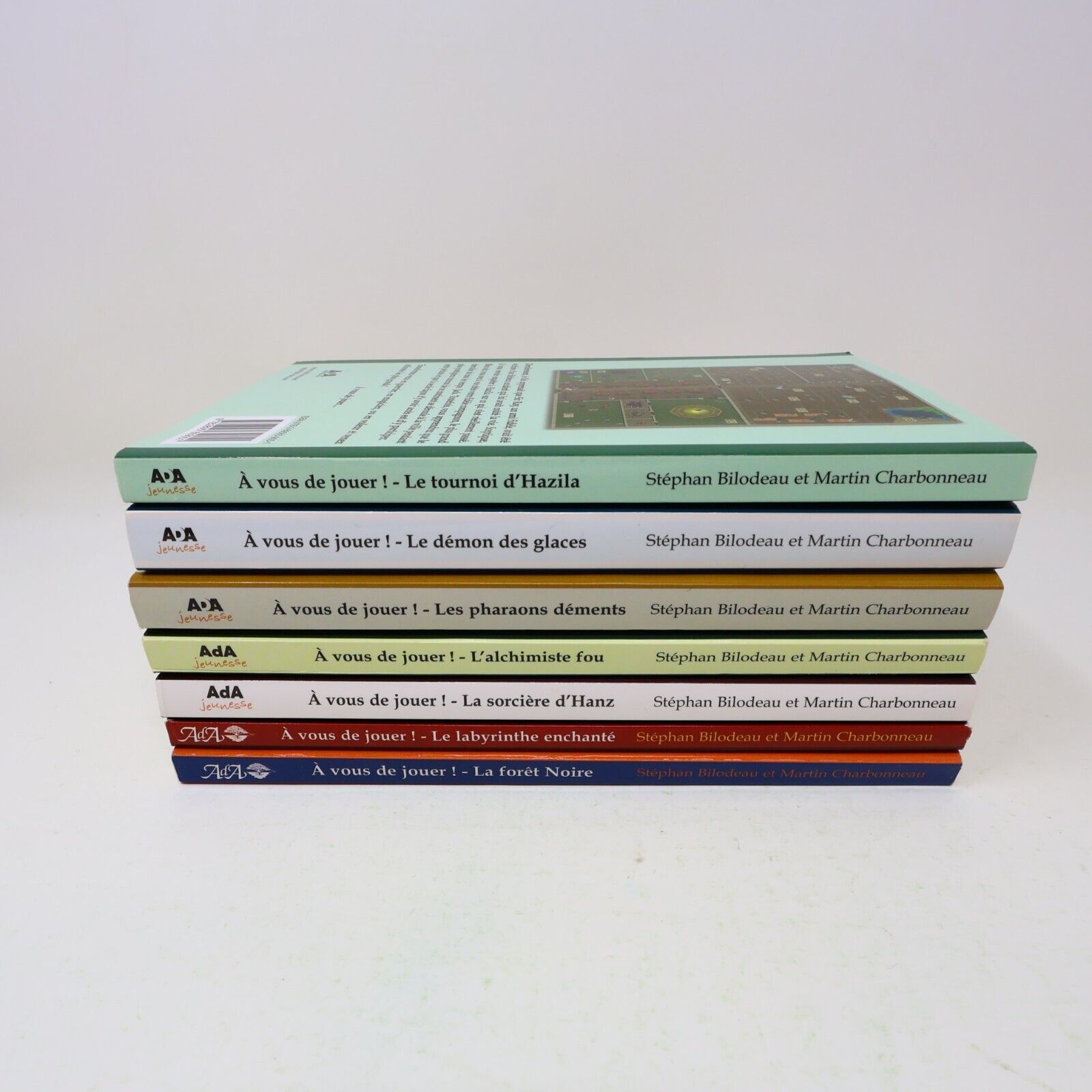 Lot 7 Livres À Vous de Jouer! #1-2 4-8 Ada La Forêt Noire Jeu de Rôle Français
