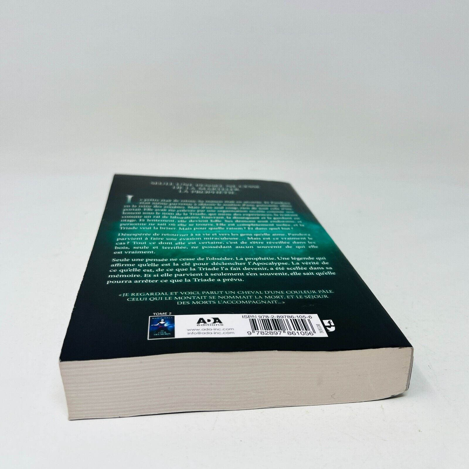 2017 La Nuit des Hurleurs Nuits Écarlates #3 de Marie Hall Livre Ada en Français