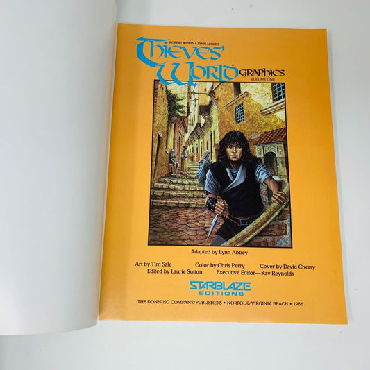 1986 Thieves World Graphics Starblaze Robert Asprin Lynn Abbey's Comic 1st Print