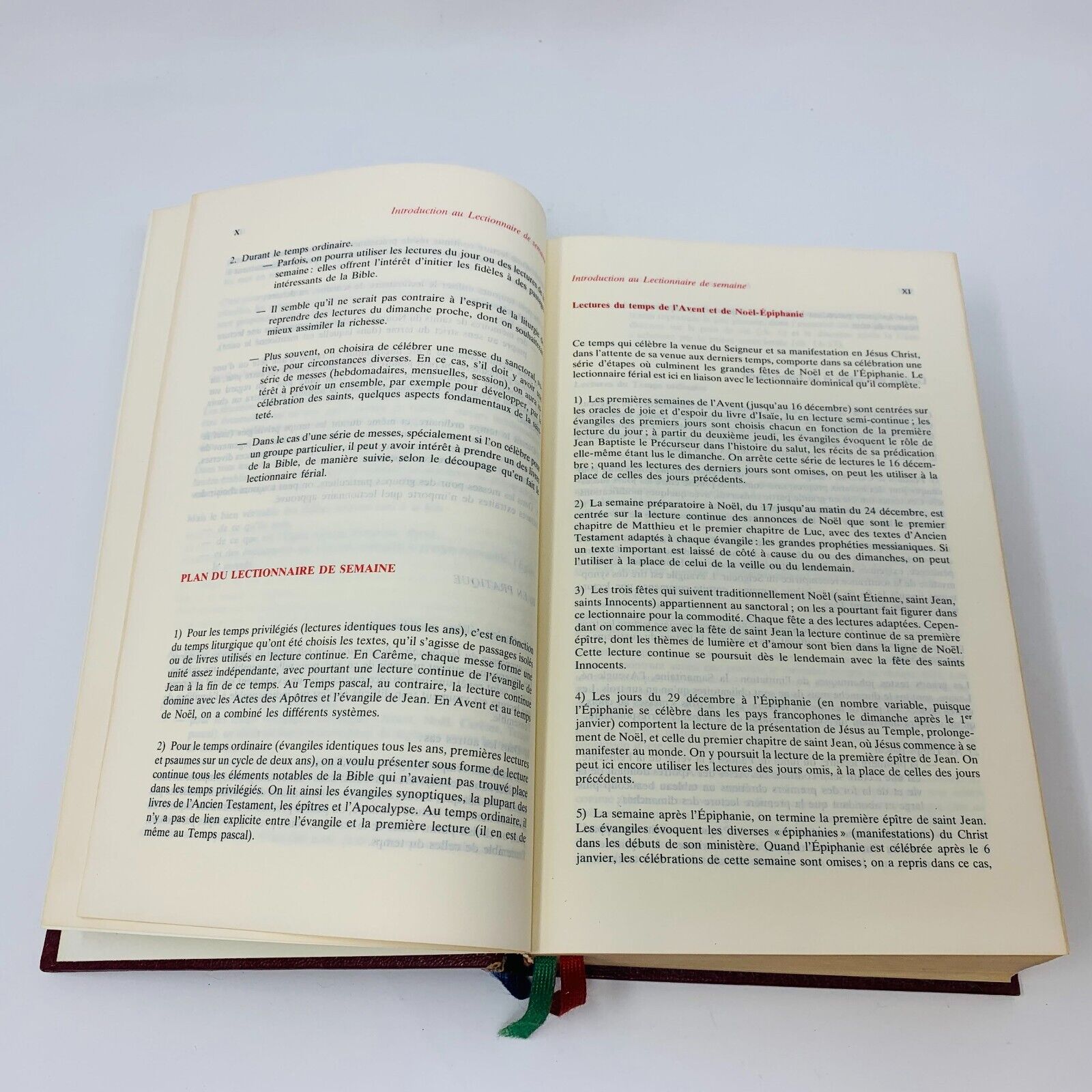 1993 Lectionnaire de Semaine Desclée Mame Français Temps Liturgiques Hardcover