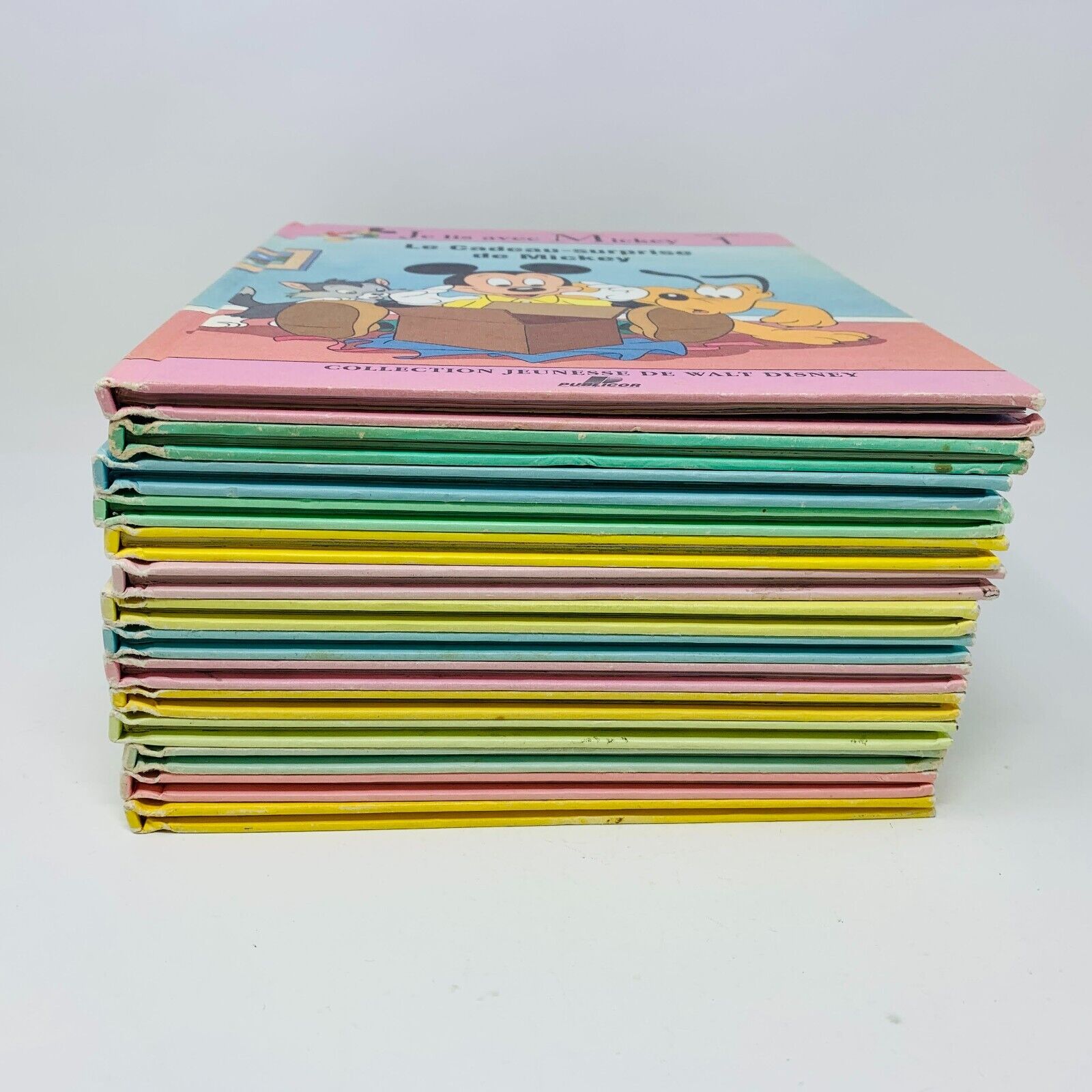 Je Lis avec Mickey Lot de 14 Livres Disney Enfants Français Children French 90s