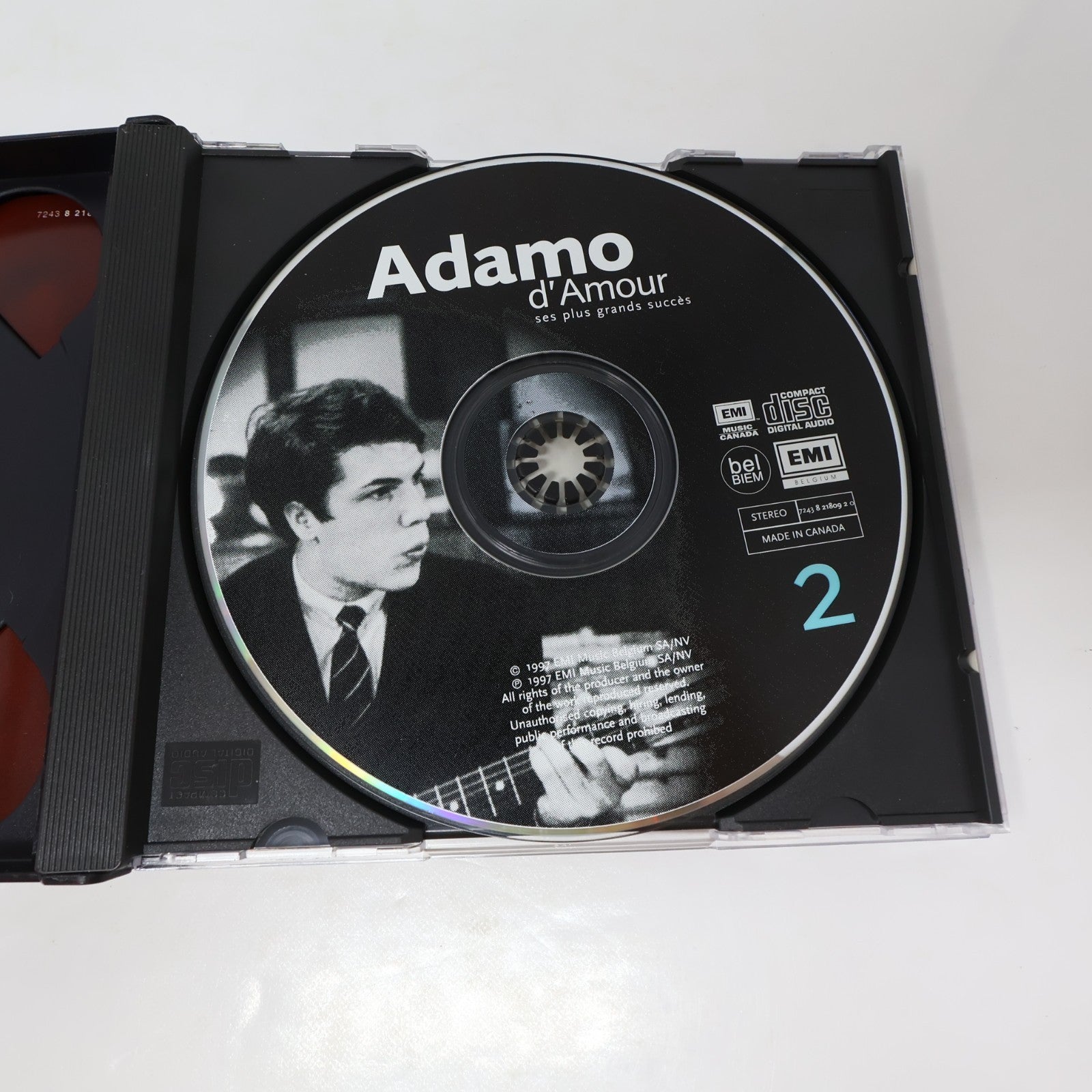 Adamo d'Amour ses Plus Grands Succès CD C'est Ma Vie/À Demain sur la Lune