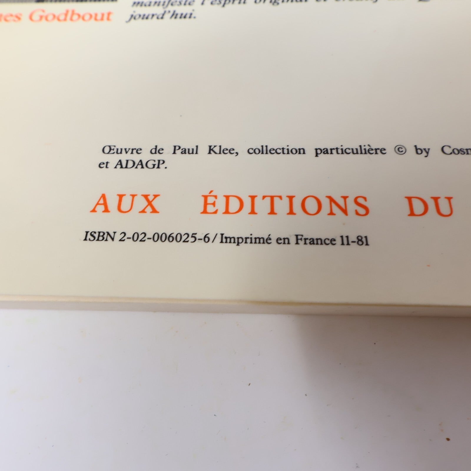 Jacques Godbout Lot 5 Livres Têtes à Papineau/Réformiste/Salut Galarneau! Roman