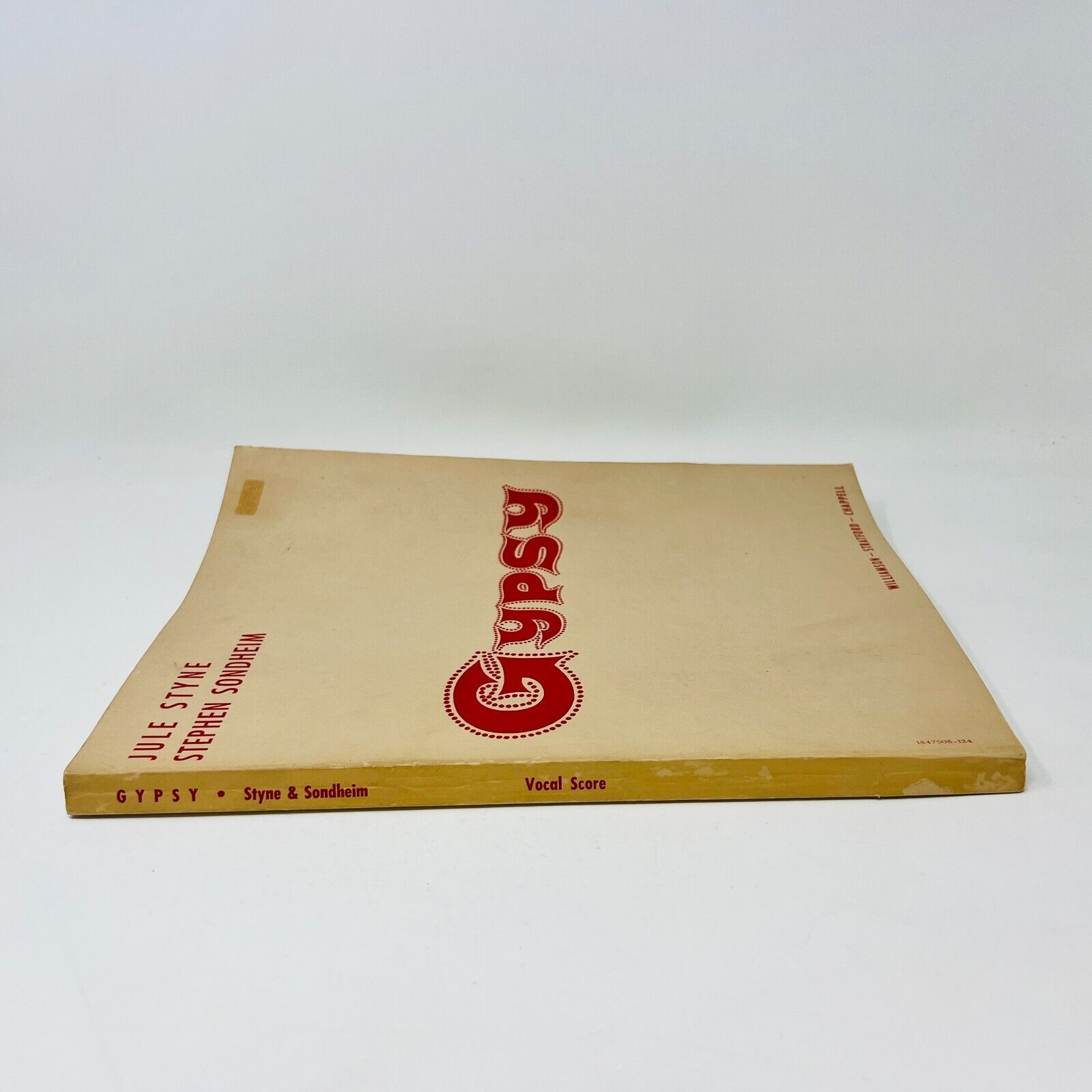 Gypsy Vocal Score Jule Styne/Stephen Sondheim PB Williamson Stratford Chappel