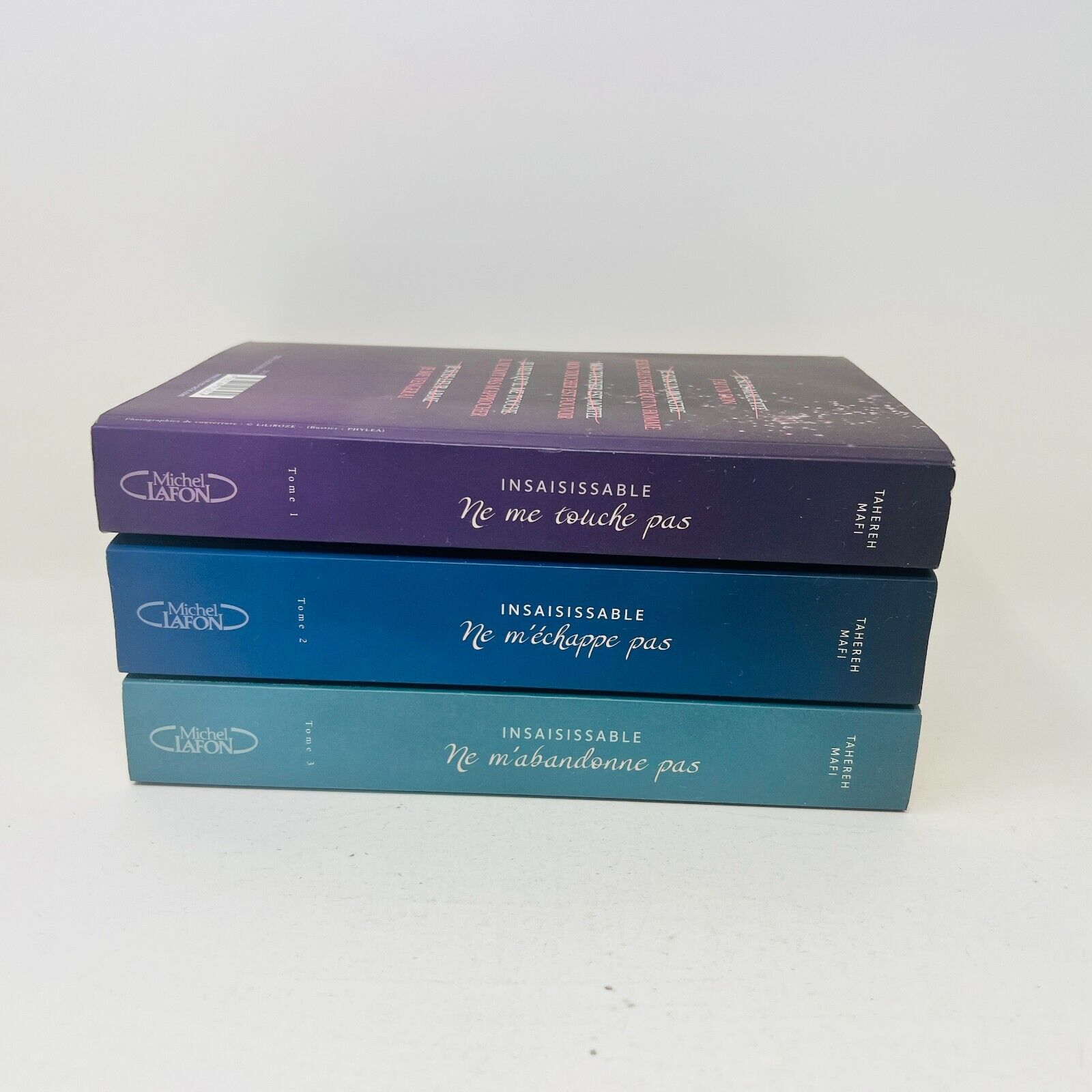 Insaisissable Tome 1-2-3 de Tahereh Mafi en Français/French Ne Me Touche Pas Lot
