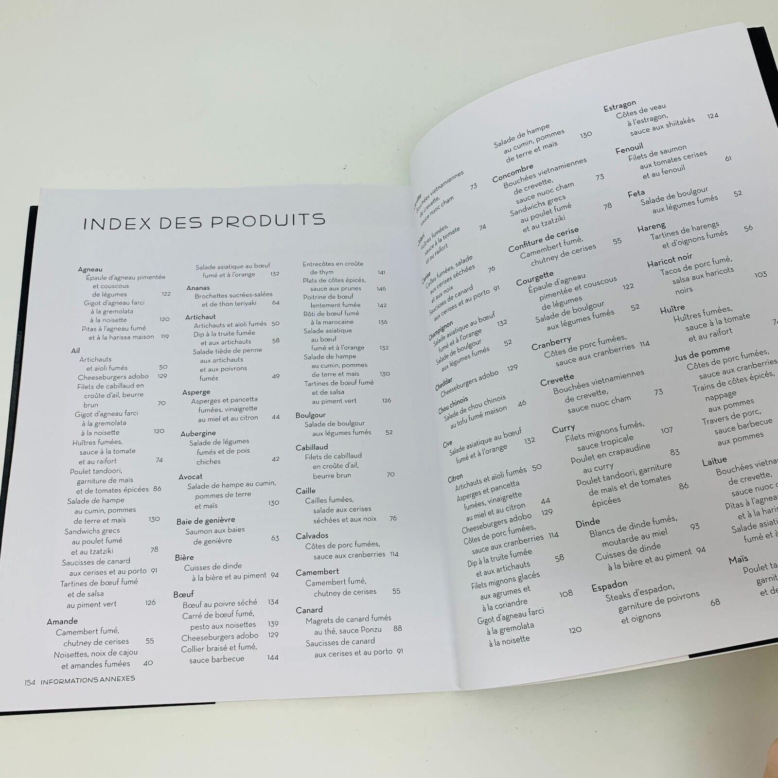 2012 Recettes Fumées au Barbecue ou au Fumoir Larousse/Weber Livre Cuisine BBQ