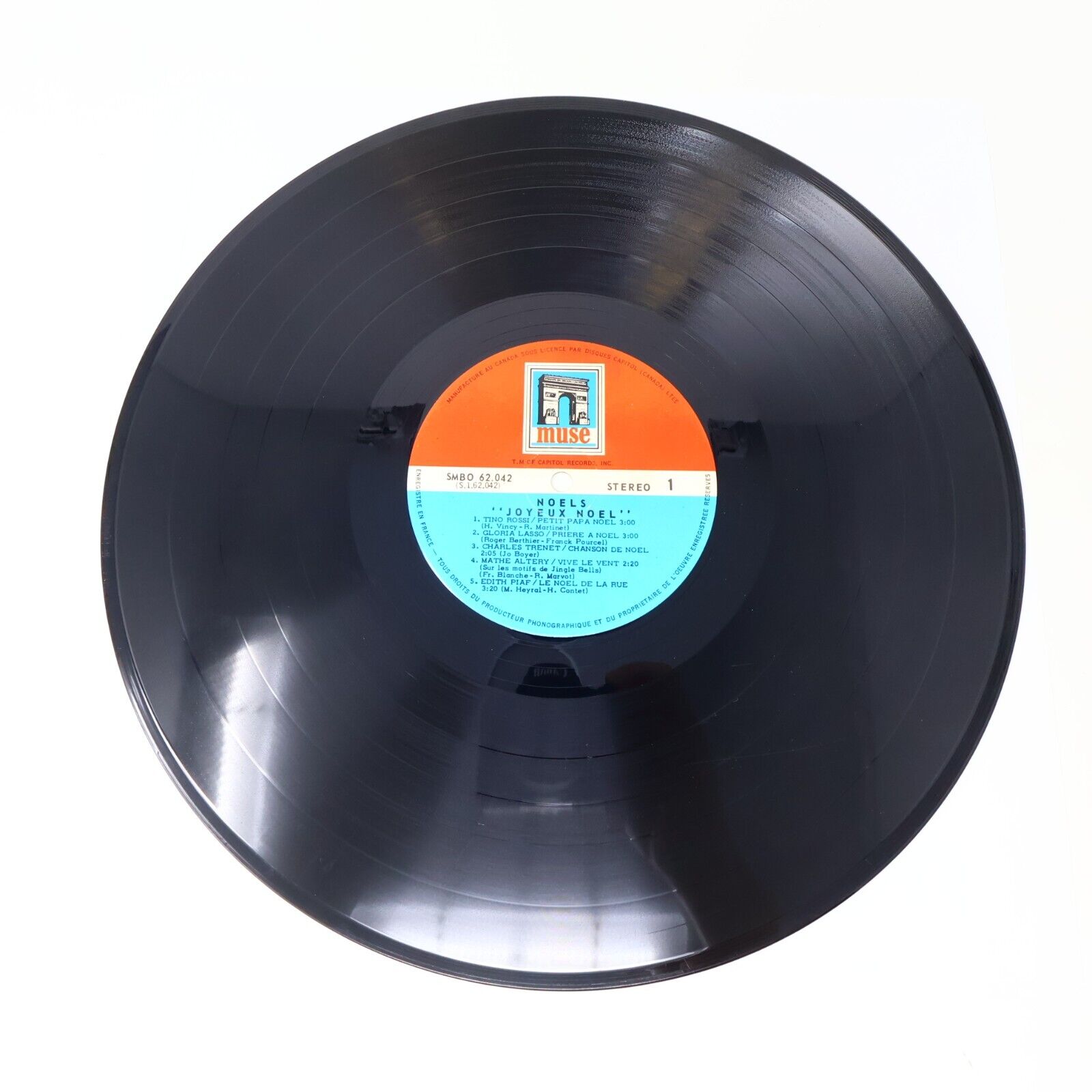 Joyeux Noël LP Muse 1969 Tino Rossi Charles Trenet Dick Rivers Minuit Chrétiens
