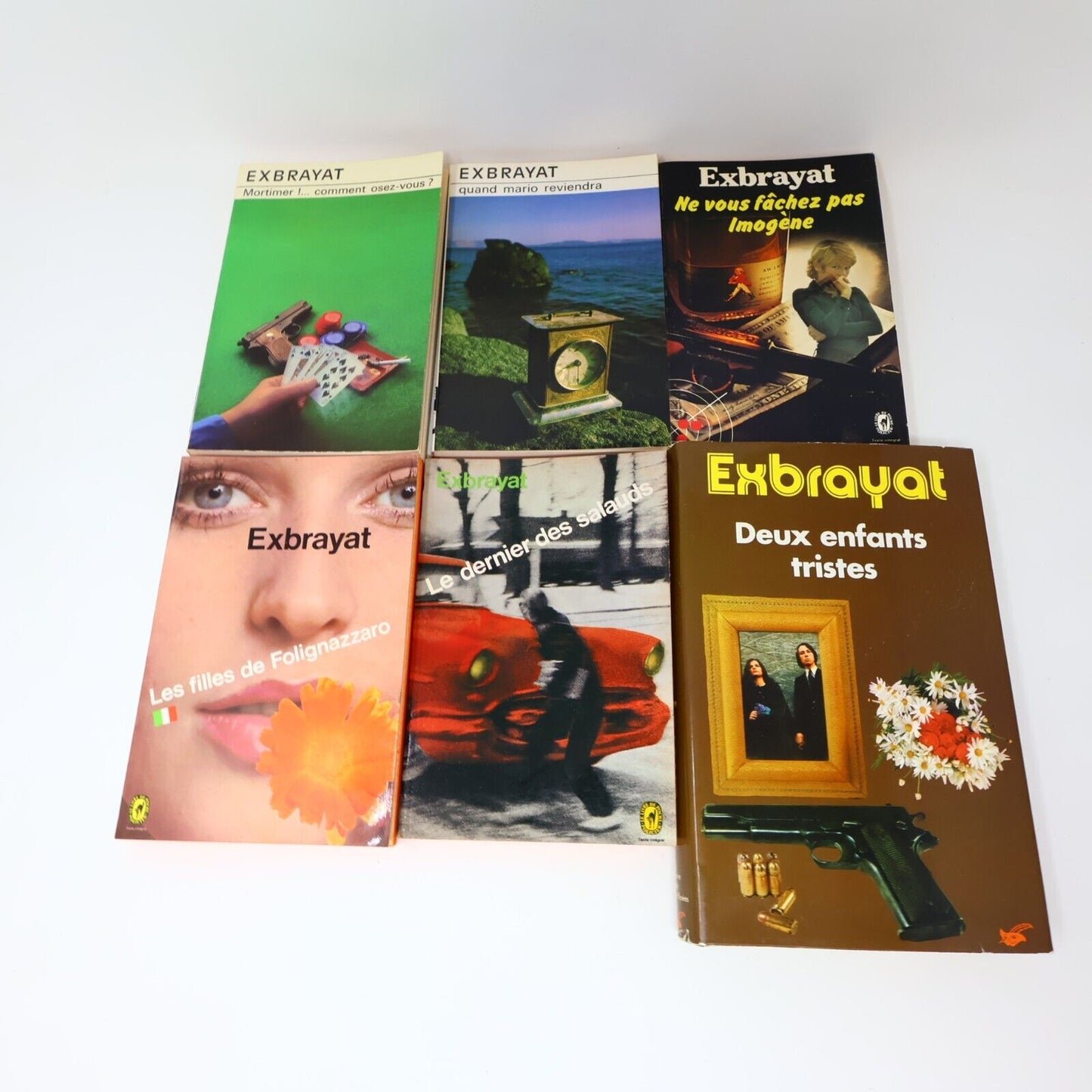 Lot 18 Exbrayat Club des Masques Notre Imogène Tout le Monde l'Aimait Livres
