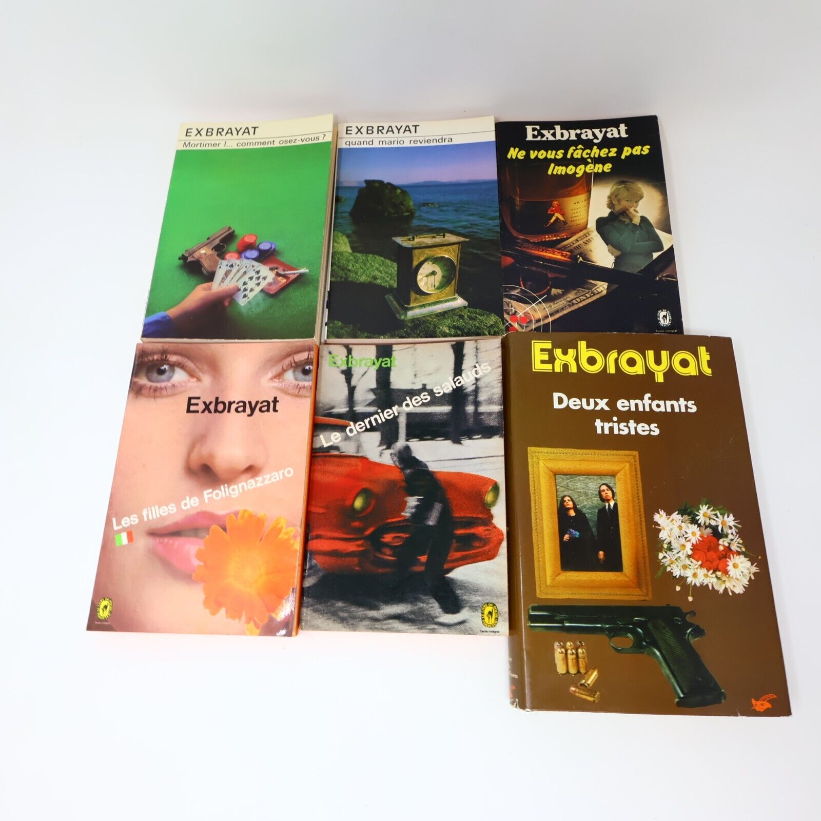 Lot 18 Exbrayat Club des Masques Notre Imogène Tout le Monde l'Aimait Livres