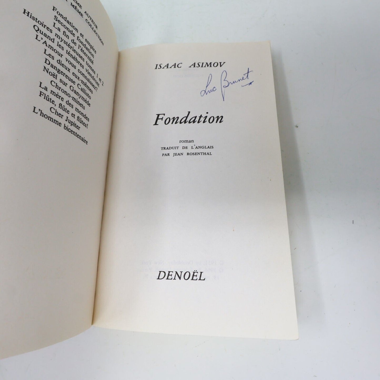 Lot 5 Isaac Asimov Présence du Futur Fondation Histoires Mystérieuses Empire 70s