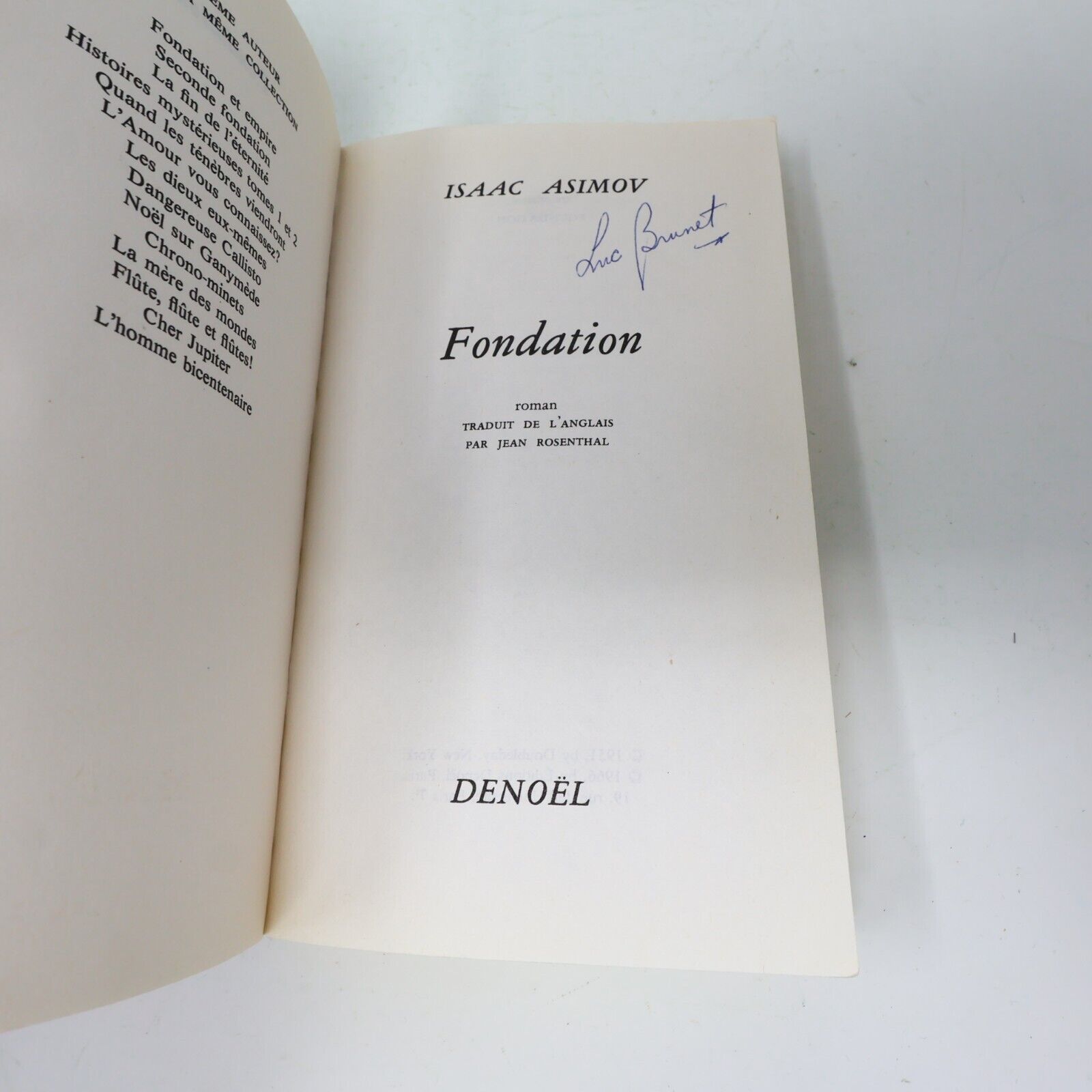 Lot 5 Isaac Asimov Présence du Futur Fondation Histoires Mystérieuses Empire 70s