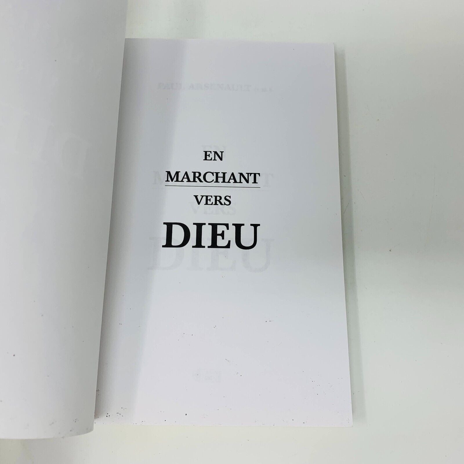 2002 En Marchant Vers Dieu Anne Sigier Livre Paul Arsenault Religion en Français