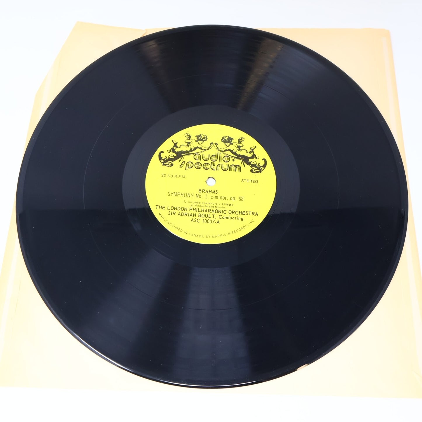 Sir Adrian Boult Johannes Brahms London Philharmonic Orchestra Record ASC-10007