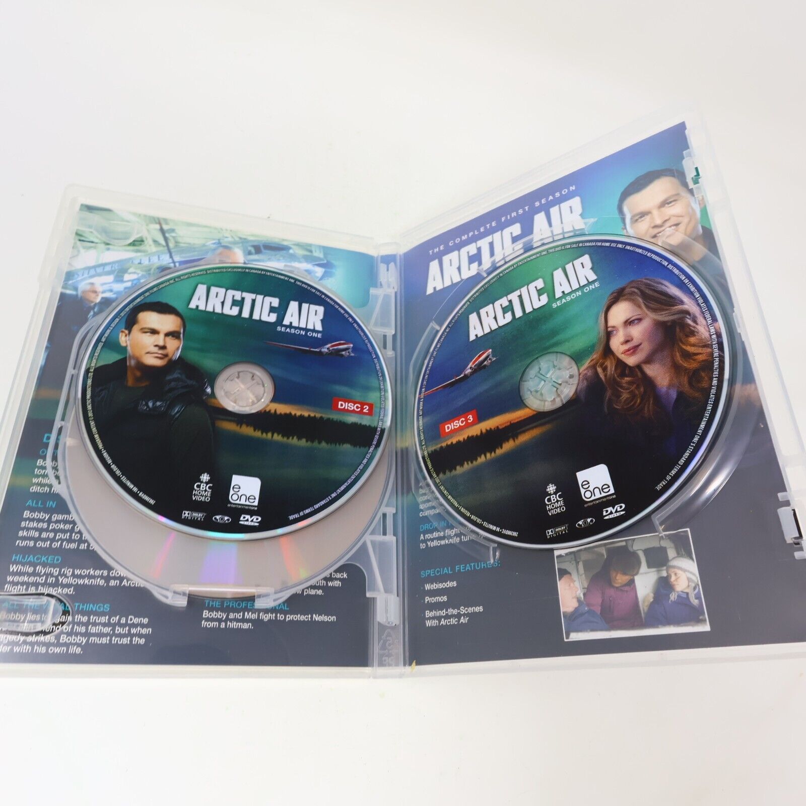 Arctic Air Season 1 DVD 2012 Tested 16:9 Canadian NTSC CBC Adam Beach P. Hutton
