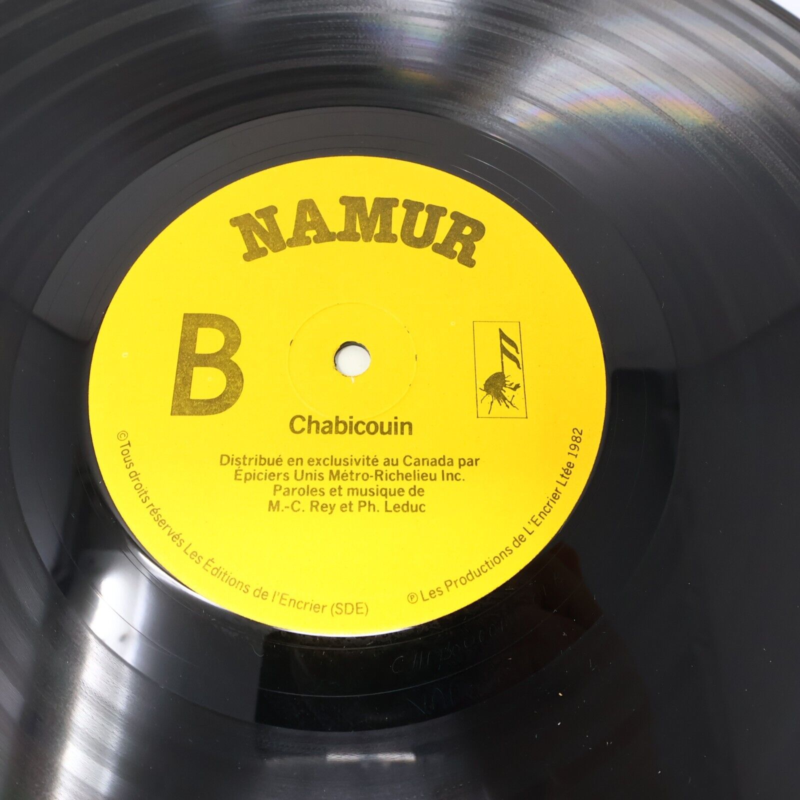 Chabicouin + À la Ferme Lot 2 Disques LP Enfants Français Kébec Disque L'Encrier