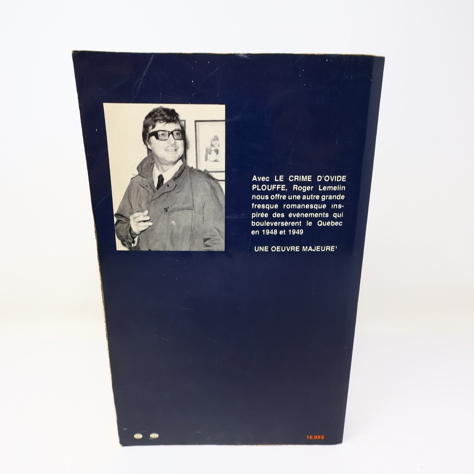 Le Crime d'Ovide Plouffe Roger Lemelin Etr 1982 PB Français French Roman Livre