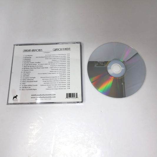 Canadian Harmonists/Quatuor à Médée Eponymous Québécois Traditional/Vocal CD