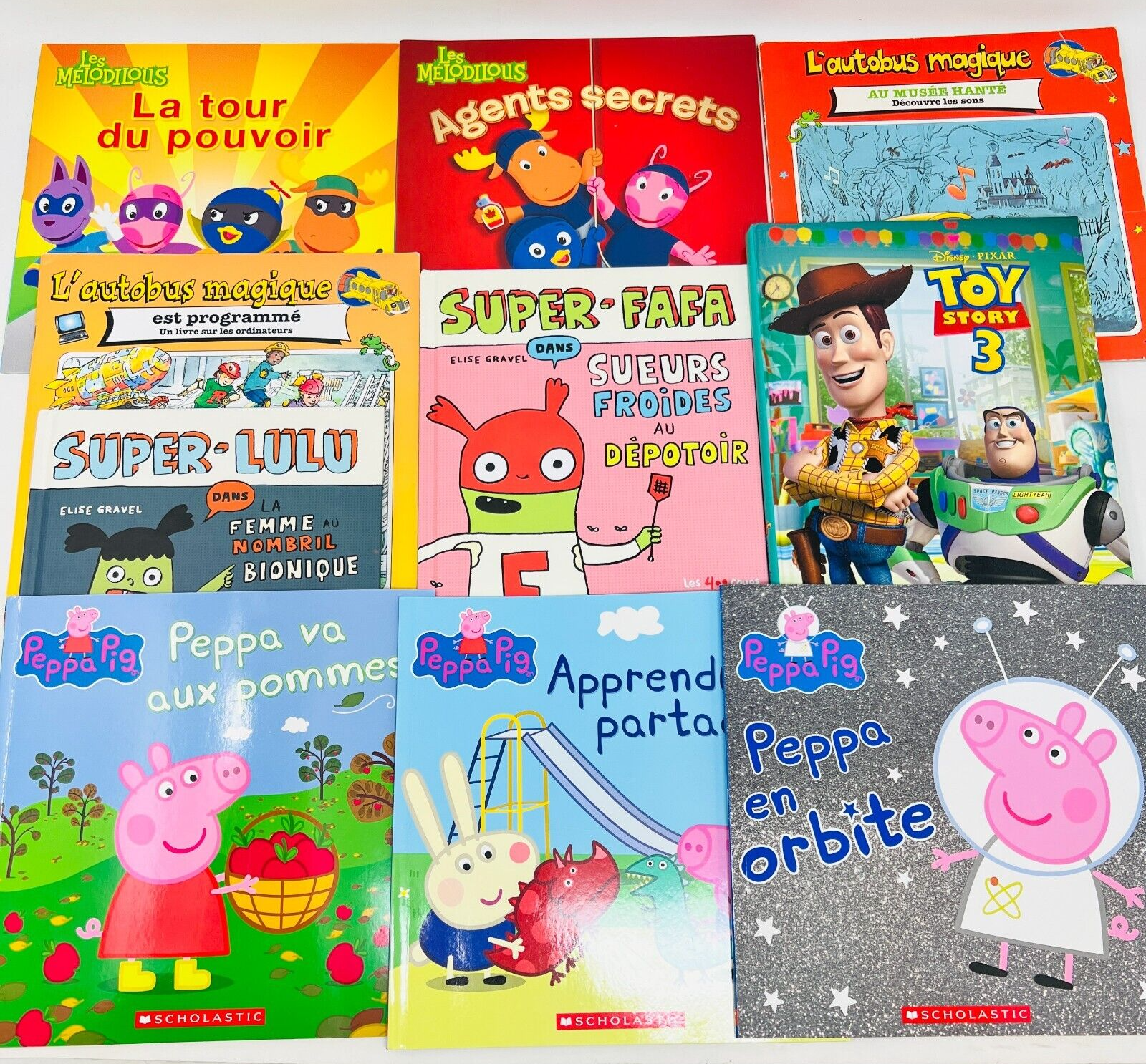 Lot de 10 Livres Jeunes Enfants Petite Enfance Français/French Young Children's