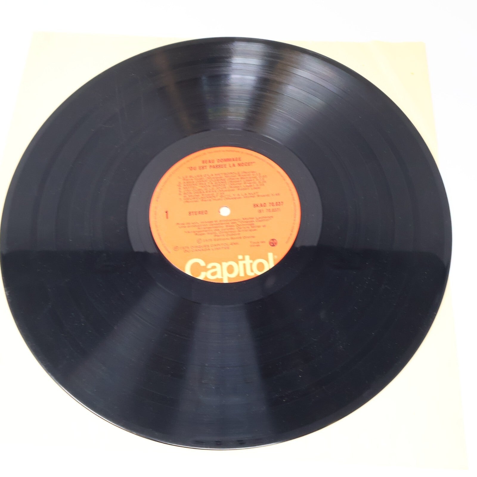 Beau Dommage/Michel Rivard Lot 3 Disques Vinyl Record Ou est Passé la Noce?