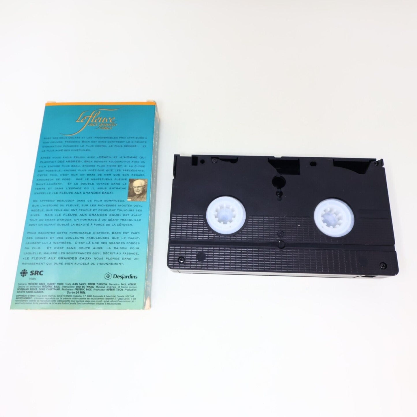 1993 Le Fleuve aux Grandes Eaux de Frédérick Back VHS Testé SRC NTSC Animation
