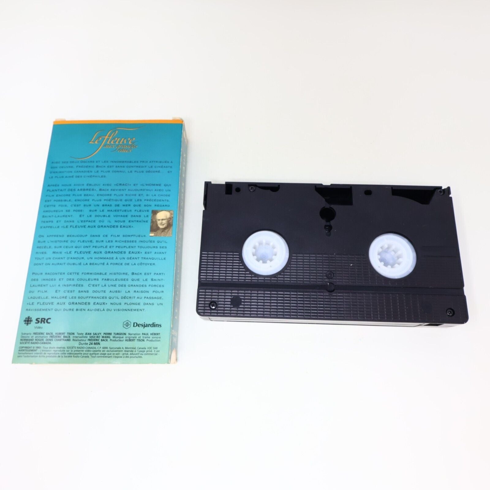 1993 Le Fleuve aux Grandes Eaux de Frédérick Back VHS Testé SRC NTSC Animation