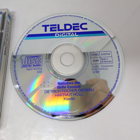 Dietrich Fischer-Dieskau/Hartmut Höll CD Mélodies de la Belle Époque Teldec 1987