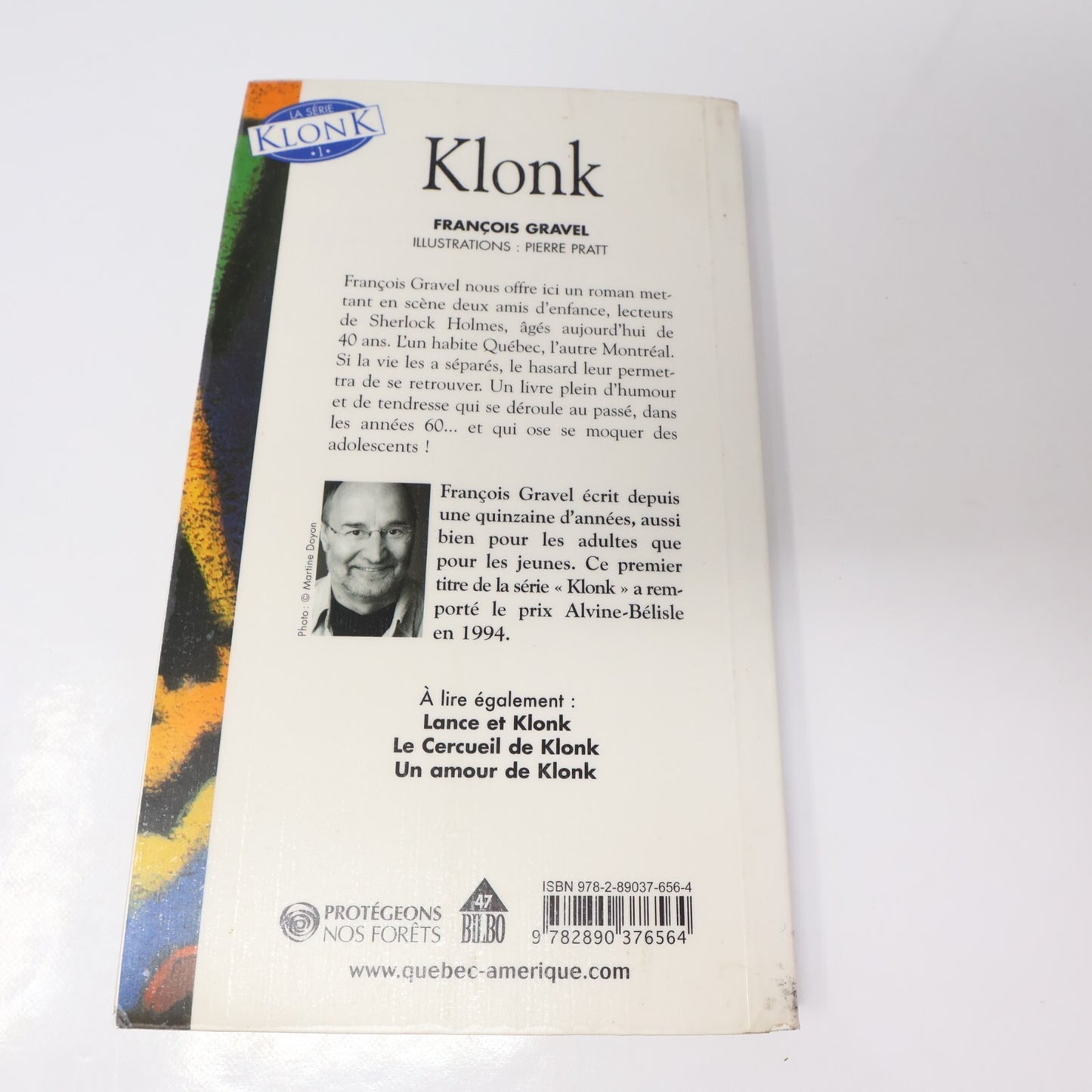 Klonk #1 3-4 8 10-12 Lot 7 Livres François Gravel Un Amour de Klonk Français PB
