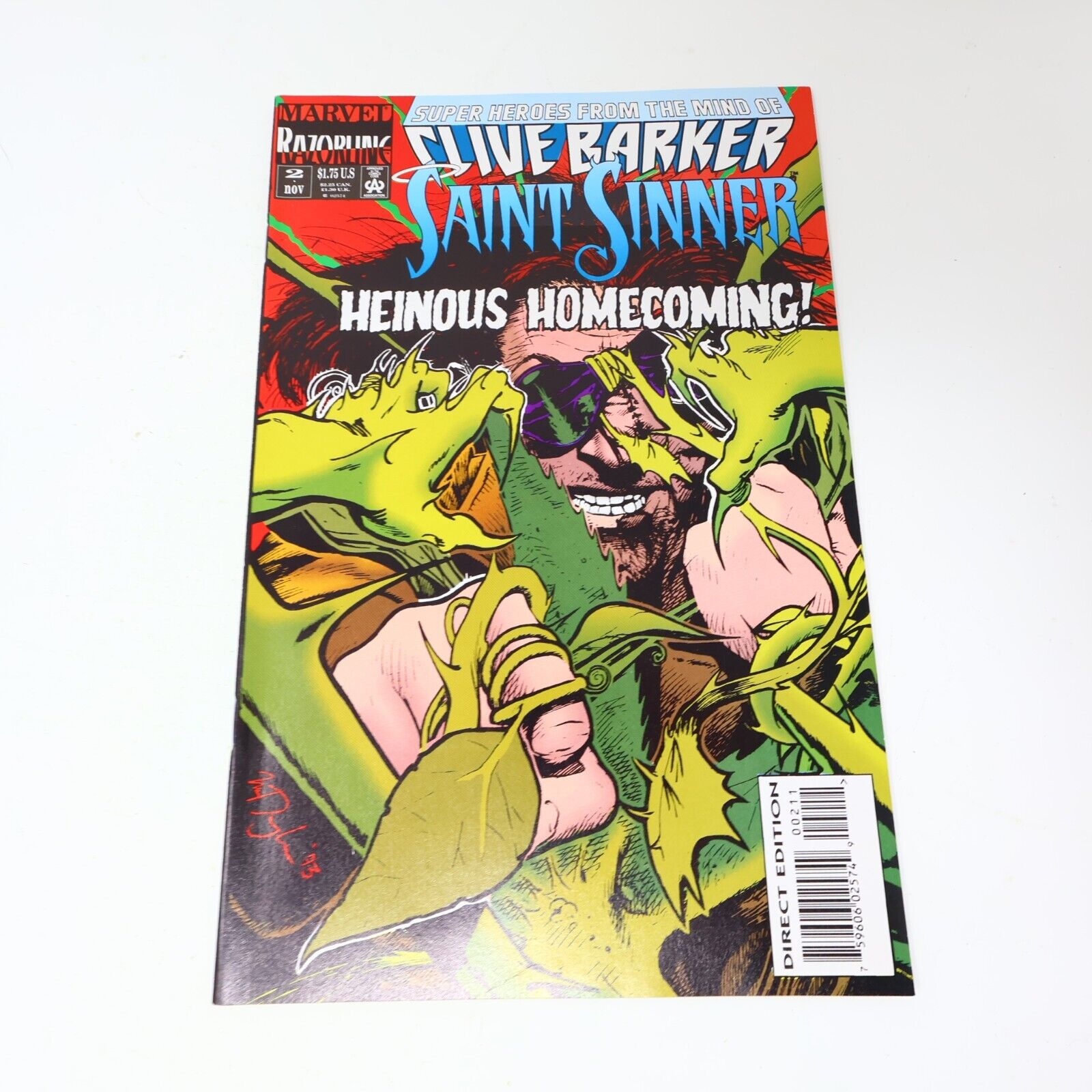 Lot of 9 Mixed Marvel Comics Psi Force Saint Sinner Sub-Mariner Deathlok 1989-93
