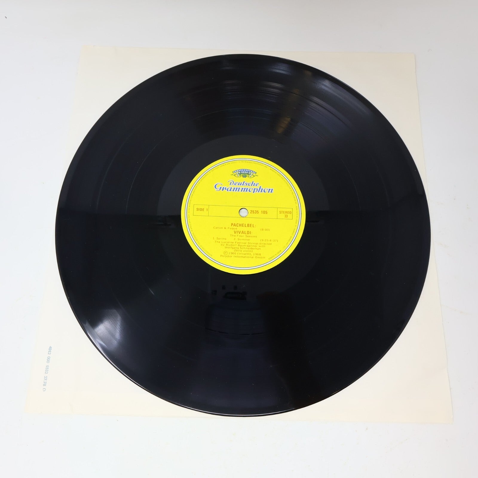 Four Seasons/Adagio/Canon & Gigue Lucerne Festival Baumgartner Record 2535 1 105