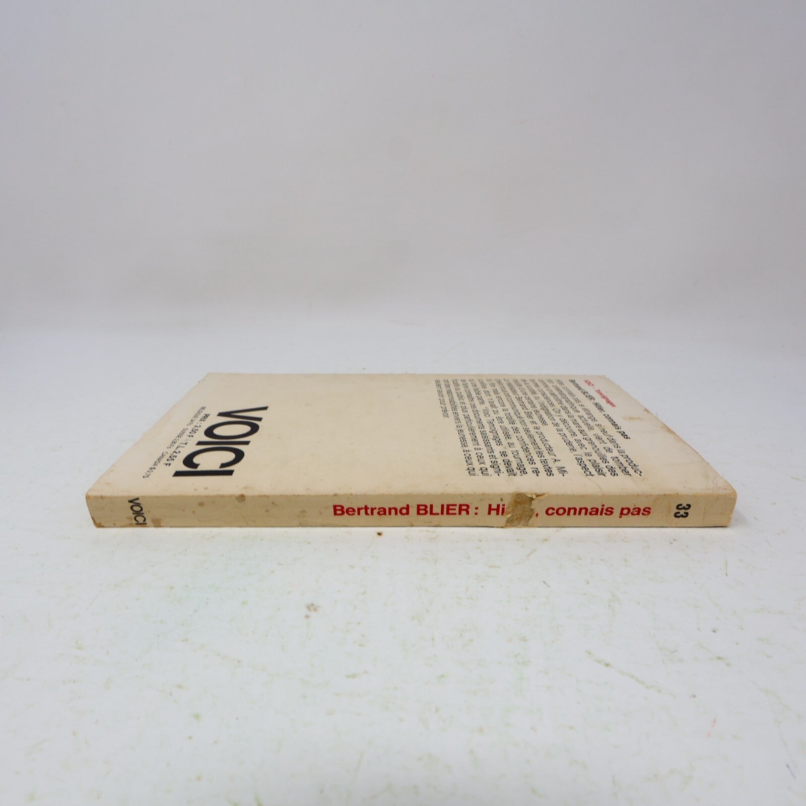 1963 Hitler? Connais Pas Bertrand Blier Voici Témoignages Société et Culture 60s