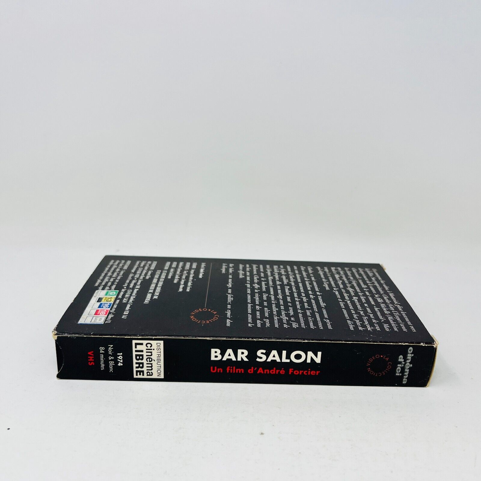 Bar Salon VHS Testé Film de André Forcier Cinéma D'ici Québec Jacques Marcotte