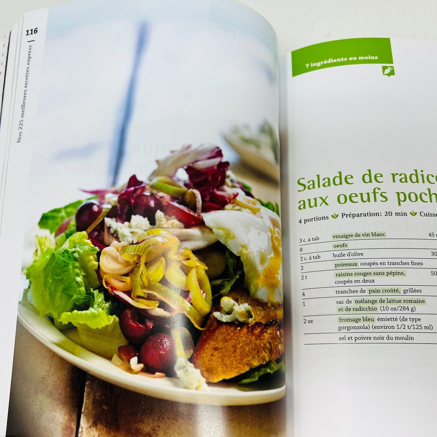 2012 Coup de Pouce Nos 225 Meilleures Recettes Express Livre Cuisine en Français