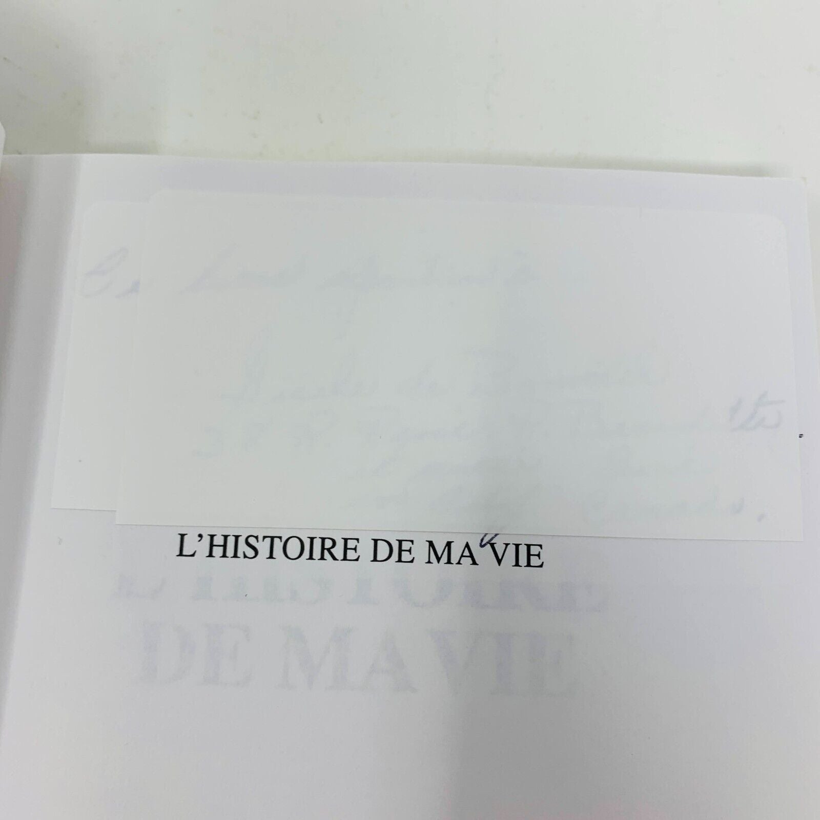 1994 Chantal Pary L'Histoire de ma Vie Livre Signé Éditions Logiques Biographie