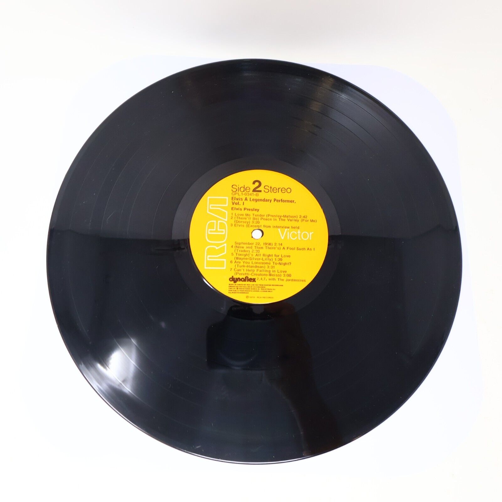 Elvis Presley A Legendary Performer Volume 1 LP Record RCA CPL1-0341 Canada 1974