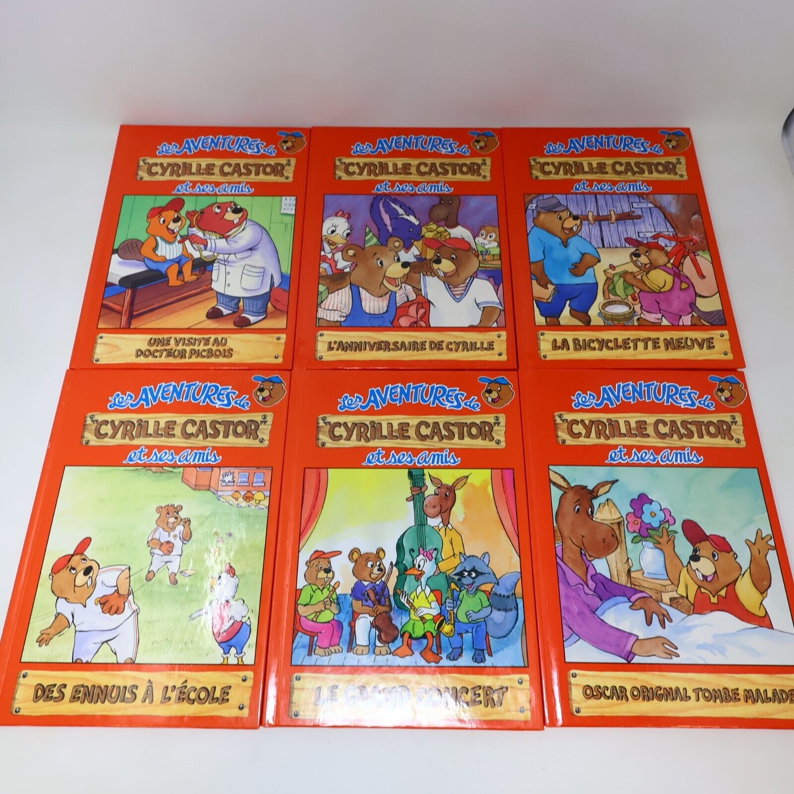 Série Complète Les Aventures de Cyrille Castor #1-27 Lot 27 Livres Kiki French