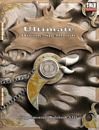 Ultimate Divine Spellbook Mongoose HC D20 v3.5 Supplementary Rulebook 8 MGP 9008