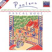 Poulenc Piano Works/Les Soirées de Nazelles CD Pascal Rogé London 1987 417 438-2
